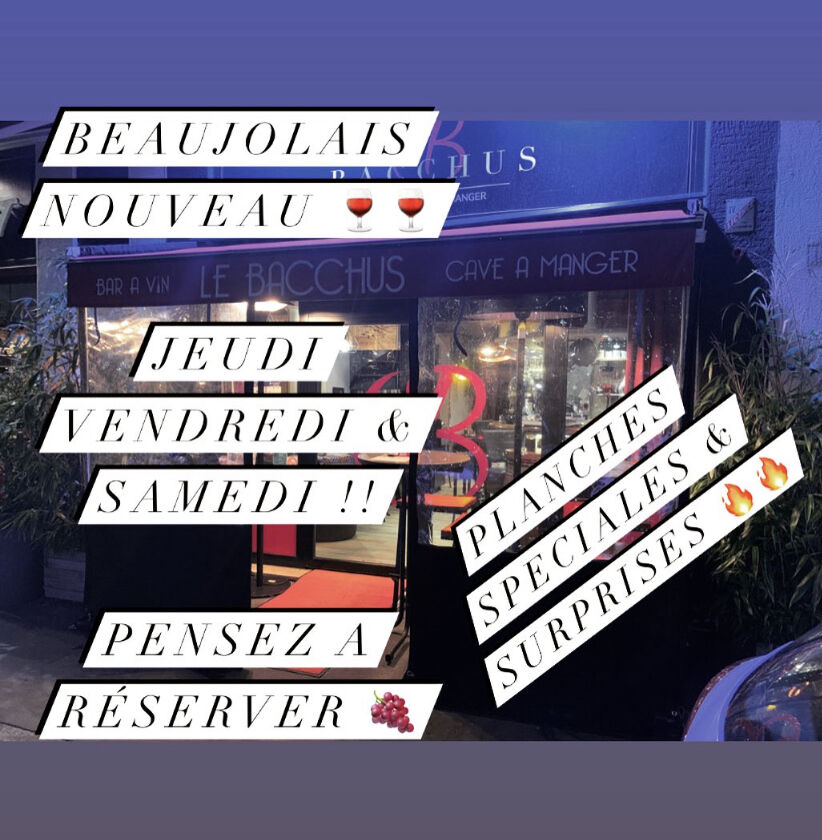 SOIREE BEAUJOLAIS A VENIR !!!!
