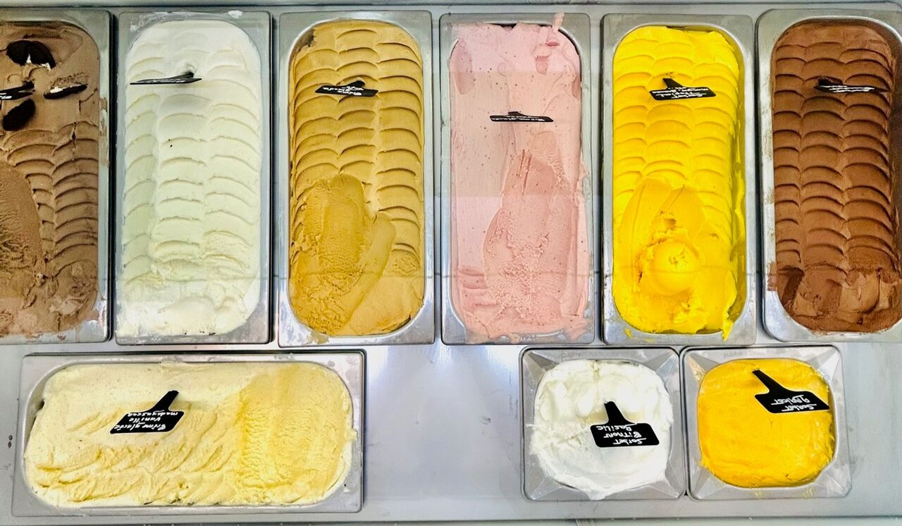 les glaces et Sorbet maison