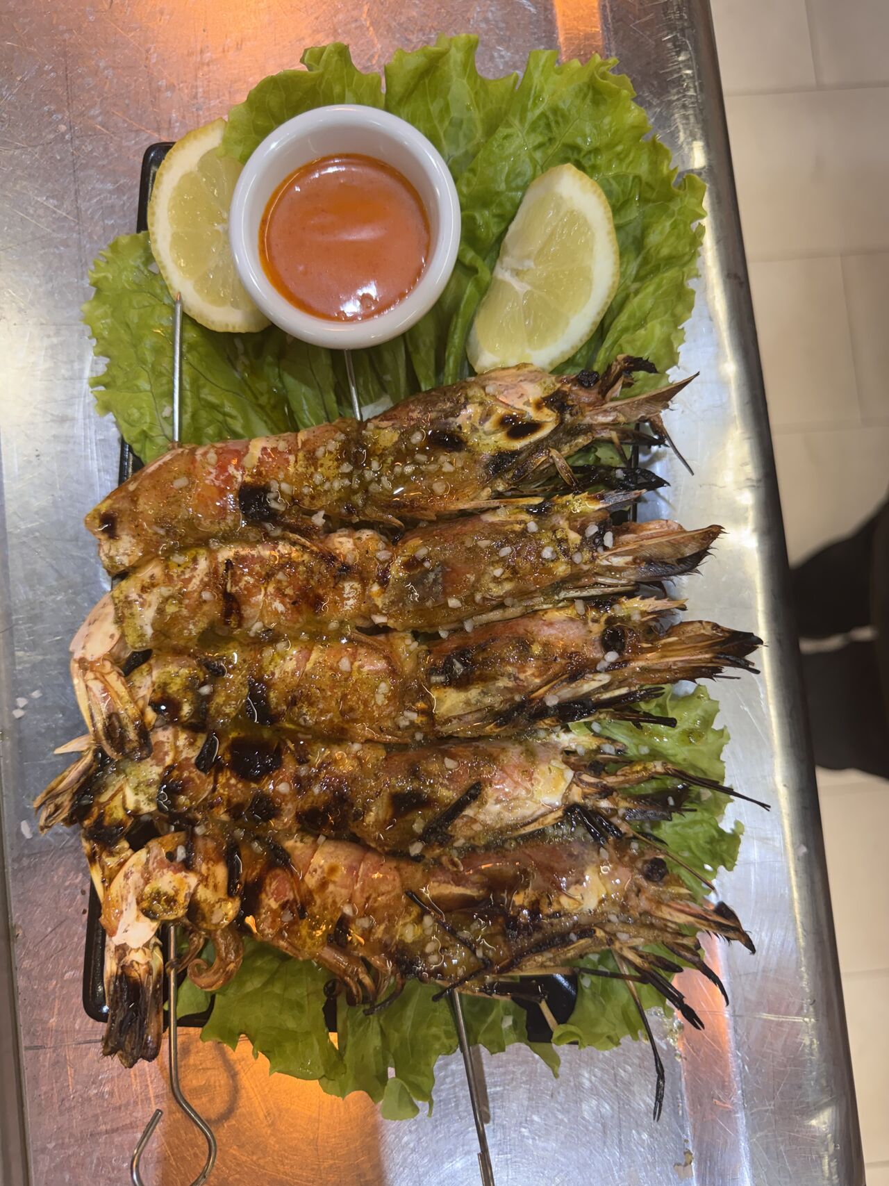 Brocheta de Gambon 