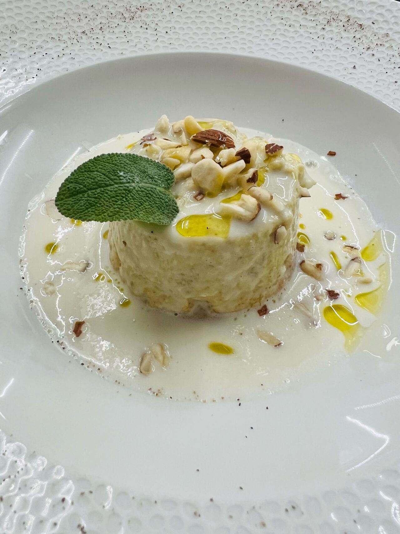 Sformatino di patate e porri