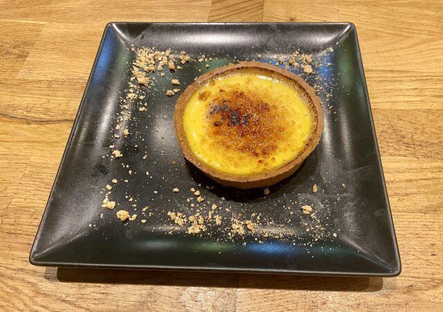 Tarte crème brûlée 