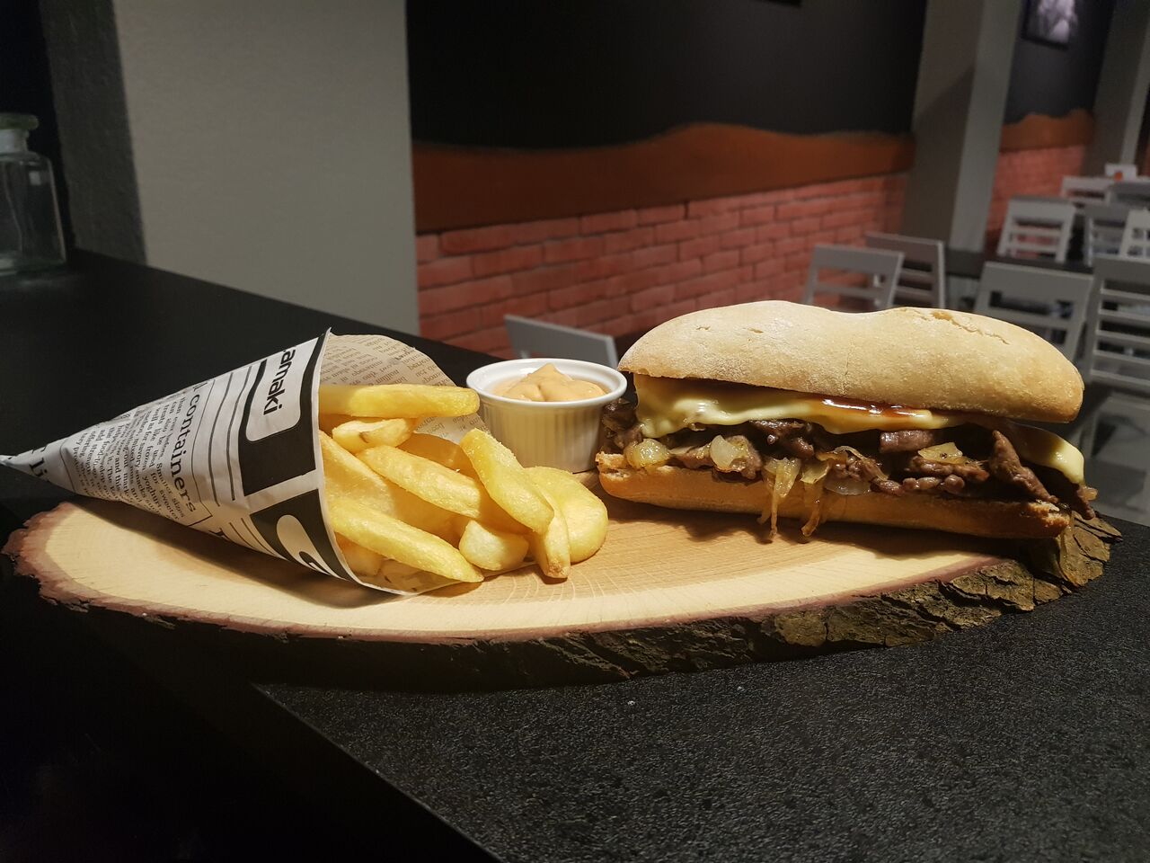 Steak sandwich- danie dla miłośników mięsa i wołowiny :)
