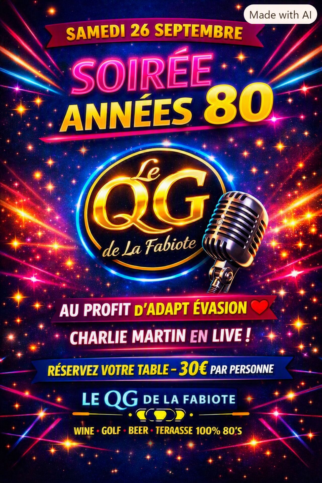 SOIREE MUSICALE LE 26 SEPTEMBRE