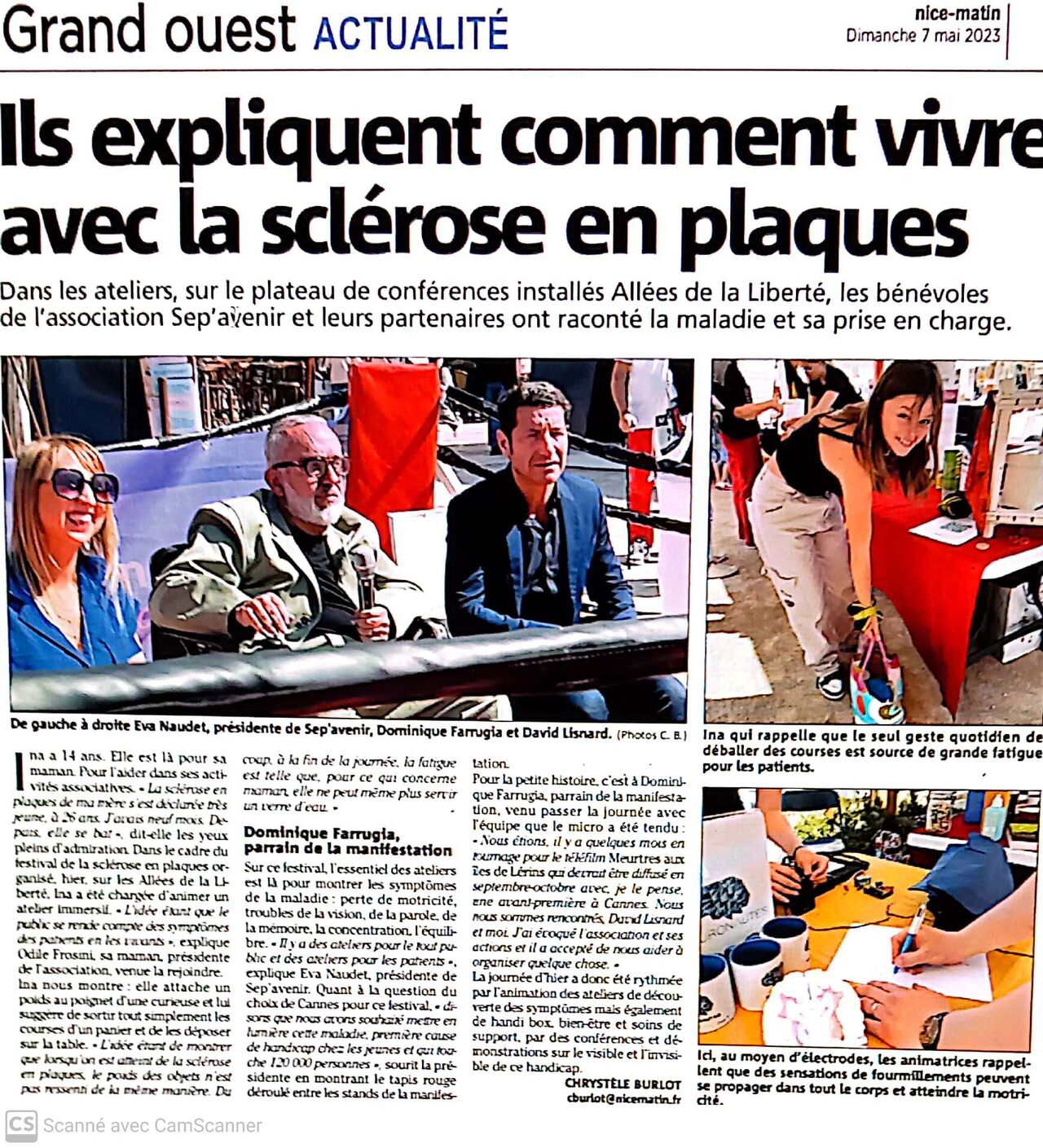 Festival SEP de Cannes avec Sep'avenir et leur parrain D. Farrugia !!