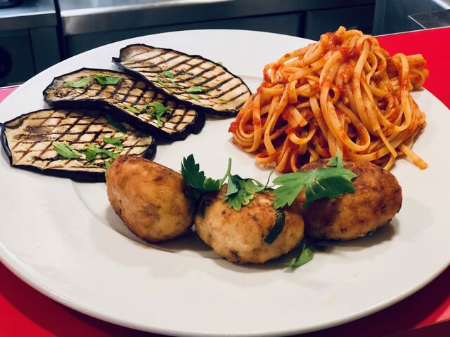 Polpette di pesce spada