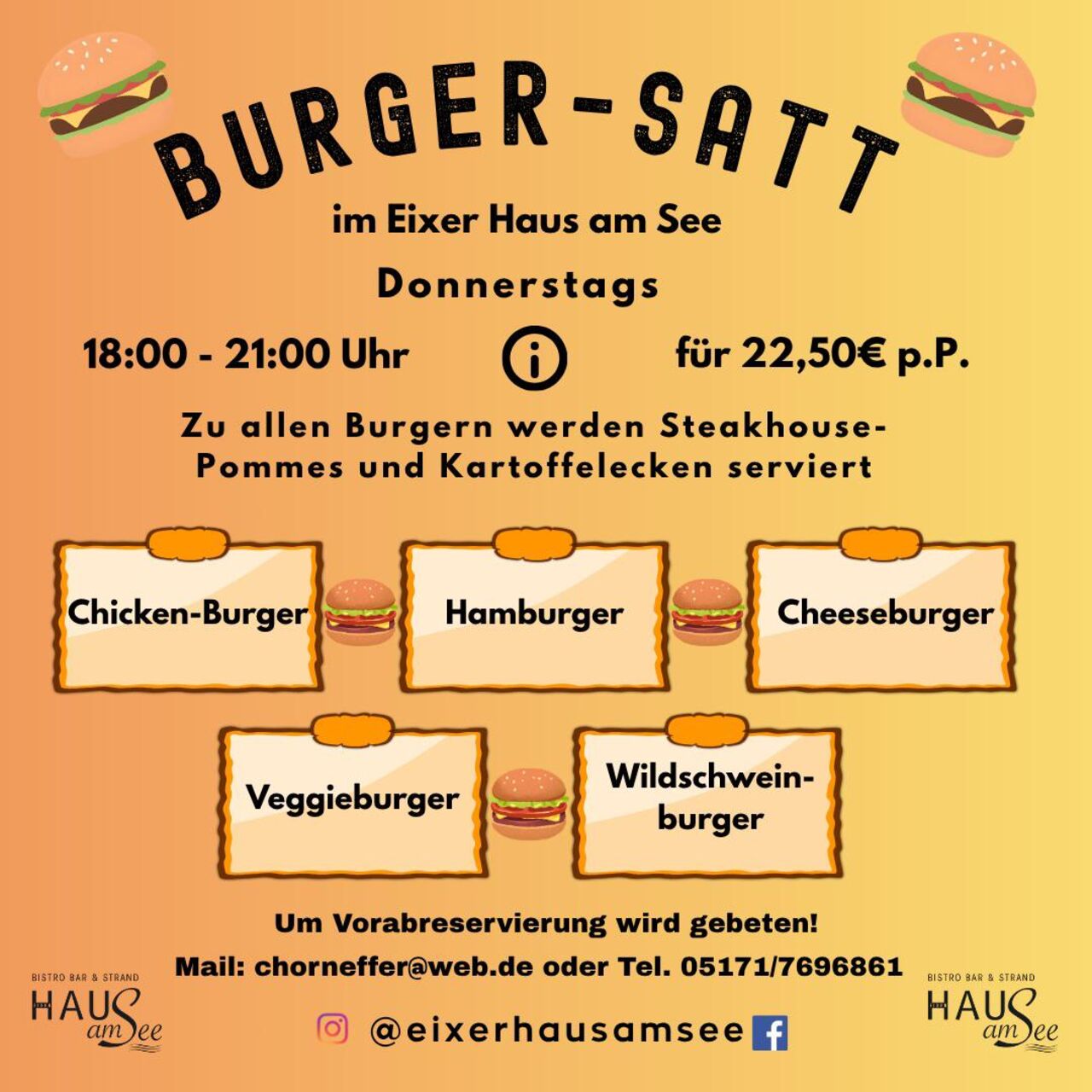 Burger satt