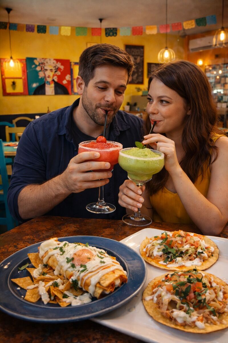 Almoço e Jantar o melhor da gastronomia Mexicana e as melhoras Margaritas