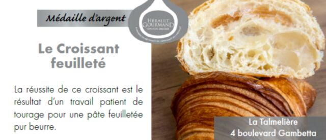 Médaille d'Argent Croissant Pur Beurre