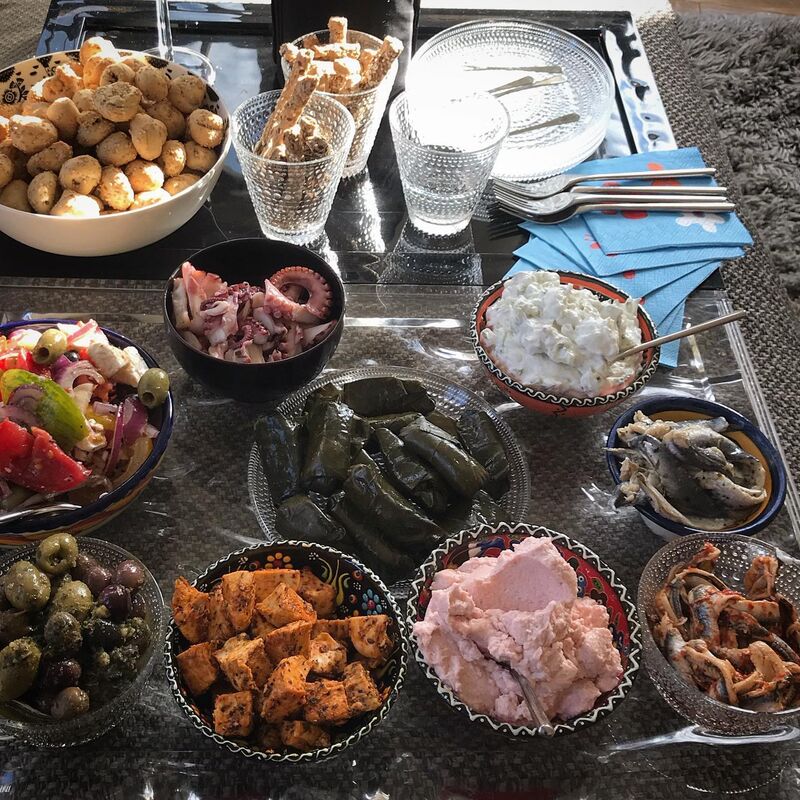 Griekse tapasschotel 