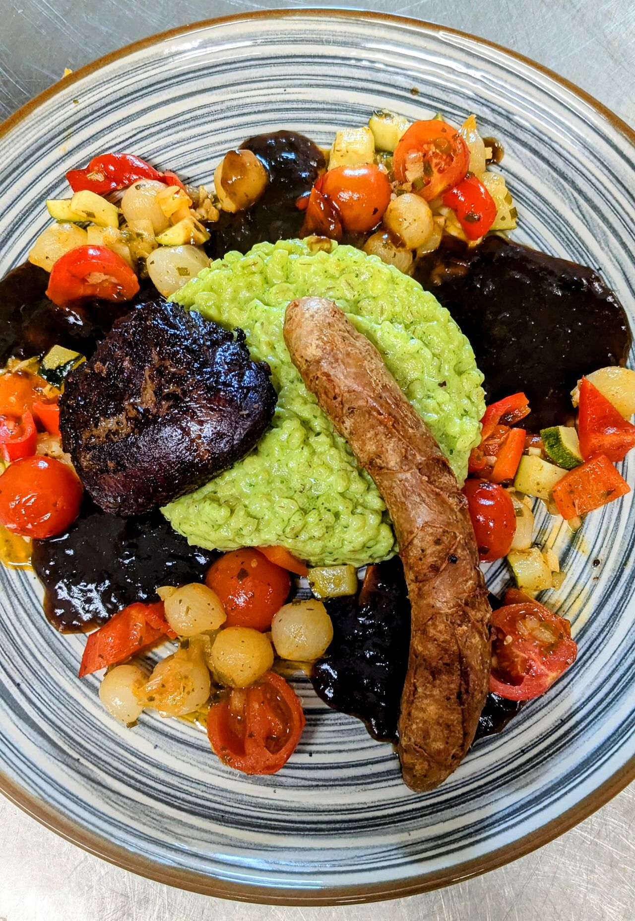 Frühlingslamm-Bärlauchrisotto