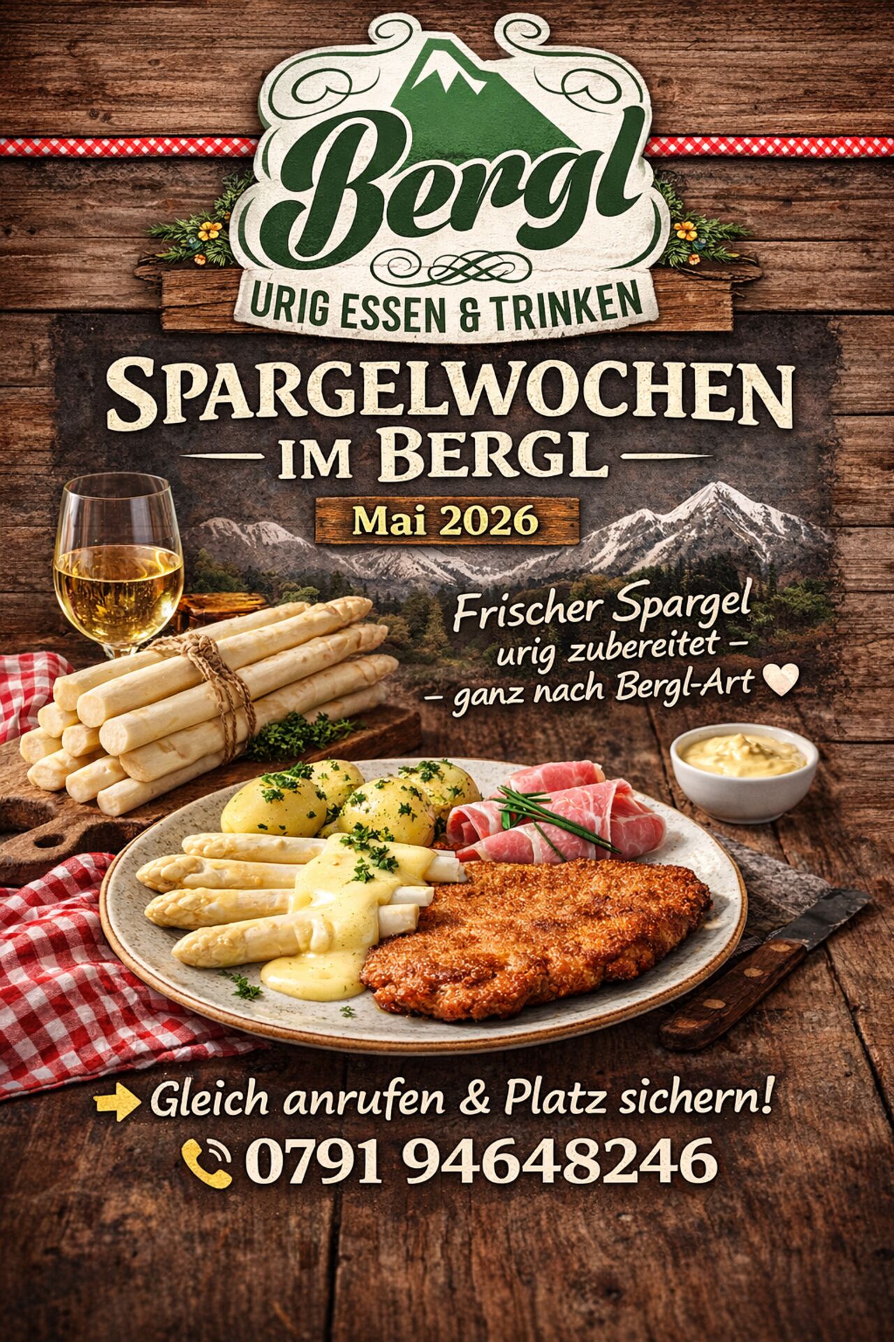 Spargelzeit im Bergl
