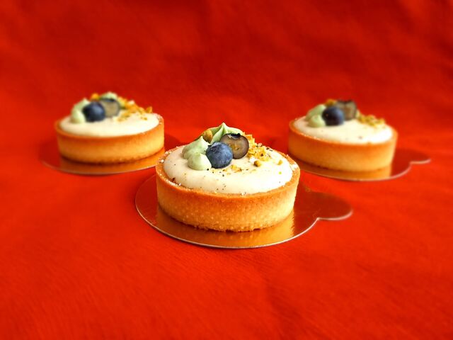 Tartaletki pistacjowe/pralina czekoladowa