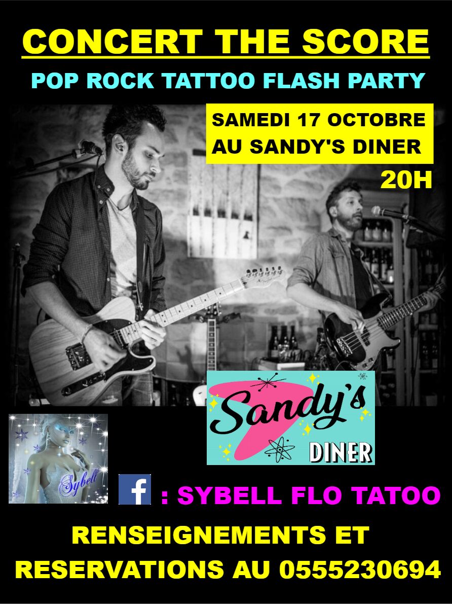 Venez dîner et passer une soirée dans un lieu super sympa, sur des airs de pop rock et la possibilité de vous faire tatouer !!