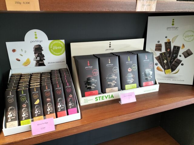 Notre gamme de chocolat sans sucres !