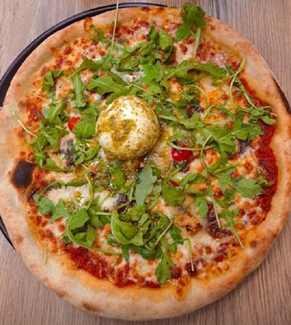 Pizza à la burrata !