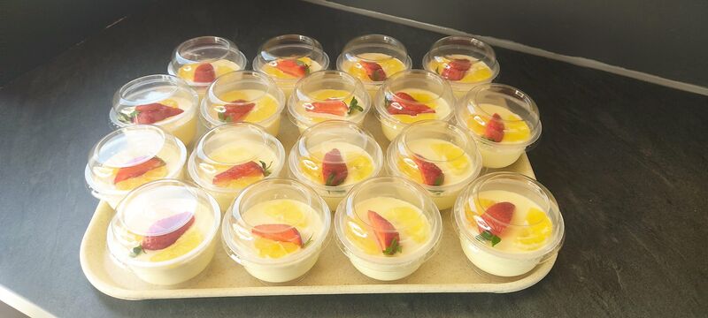 Panna cotta citron limoncello 3 € la portion