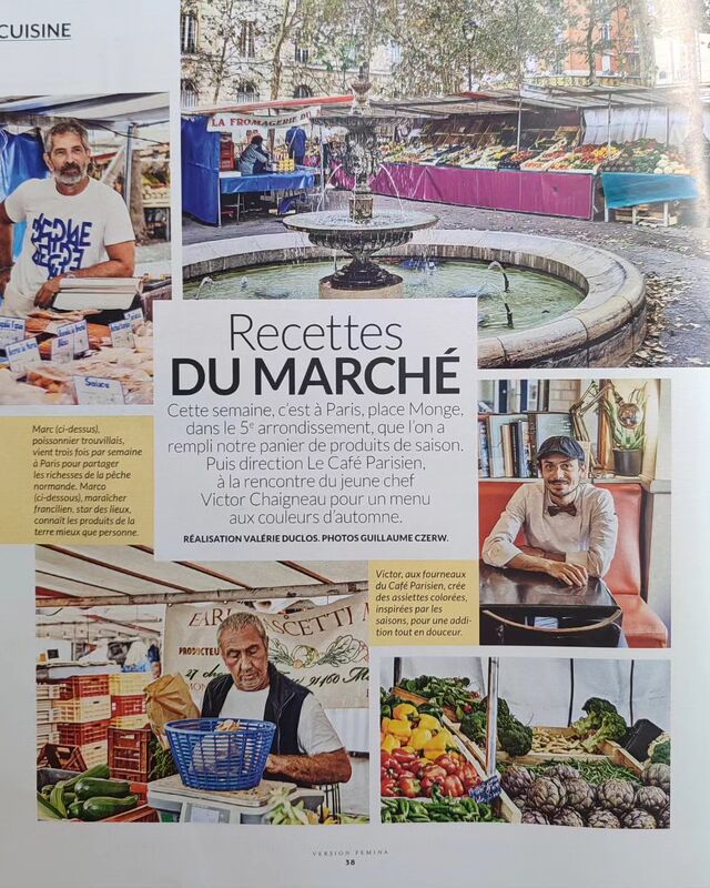 Recette du marché