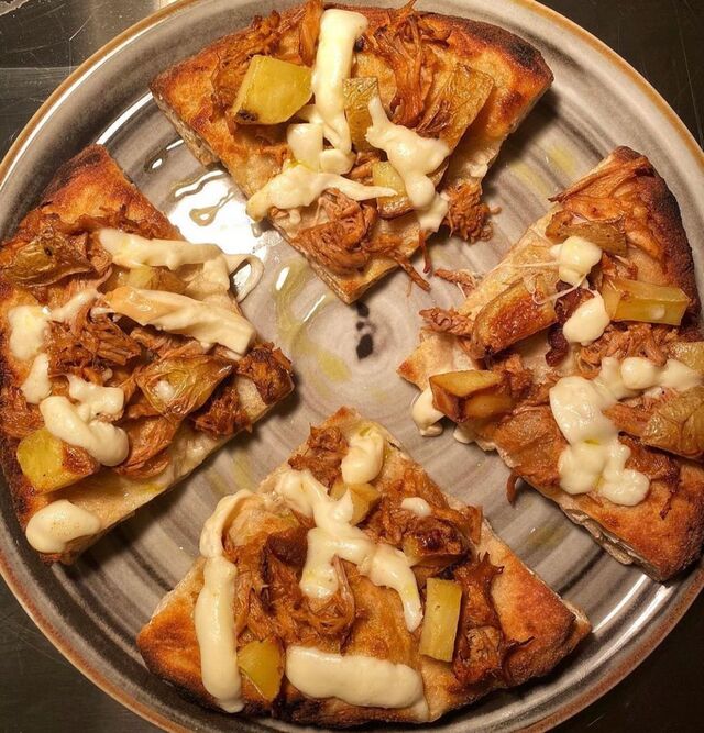 Pizza in doppia cottura 