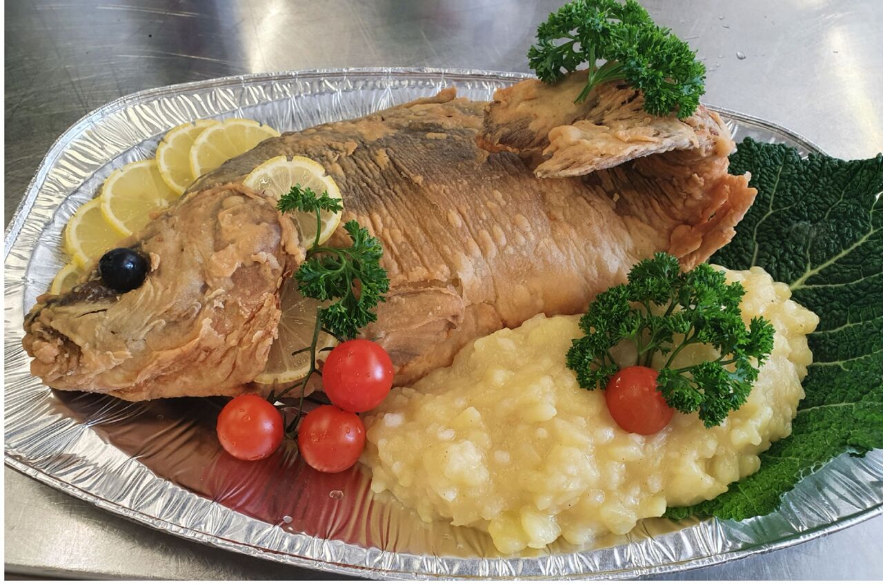 1/2 Karpfen in Biermantel