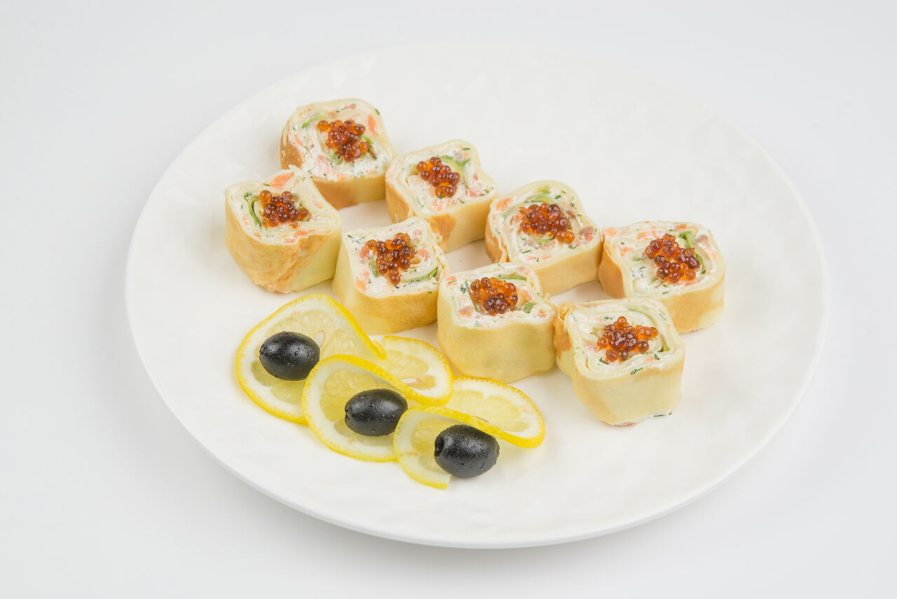 Nałeszniki z łososiem