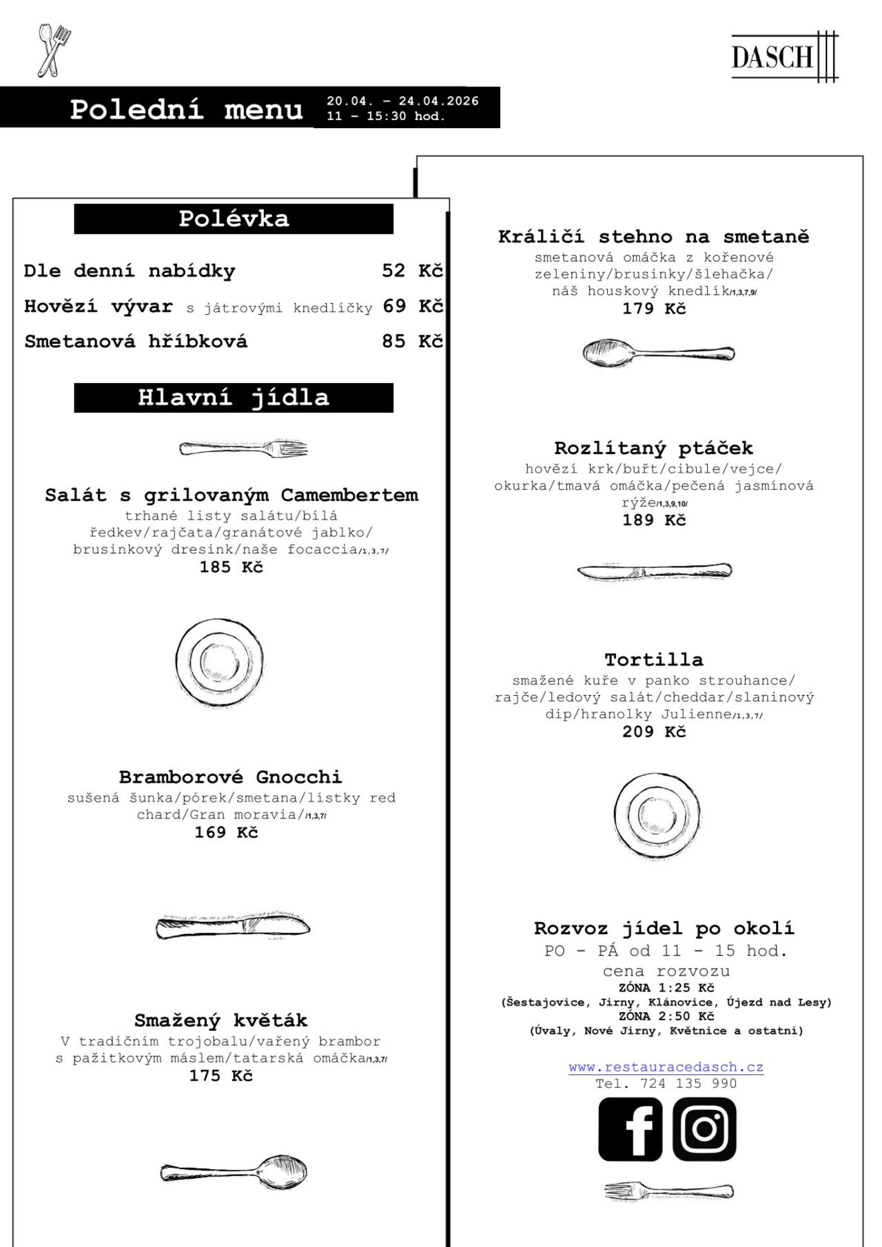 Polední menu