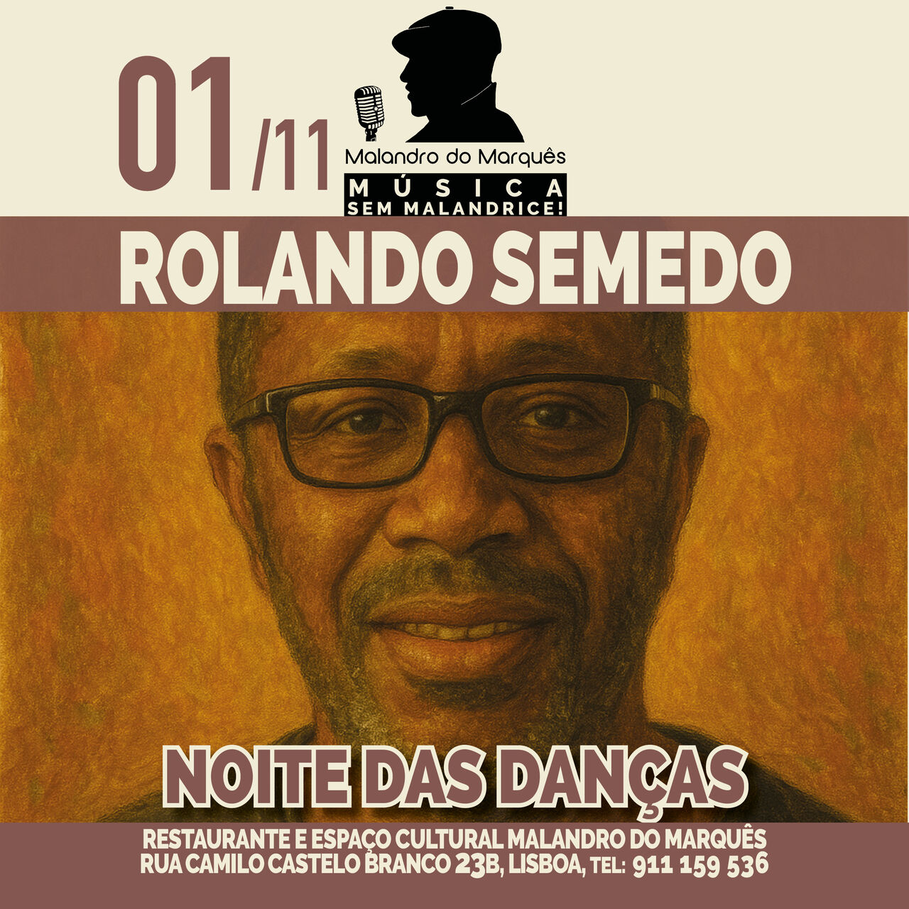 Noite das Danças com Rolando Semedo