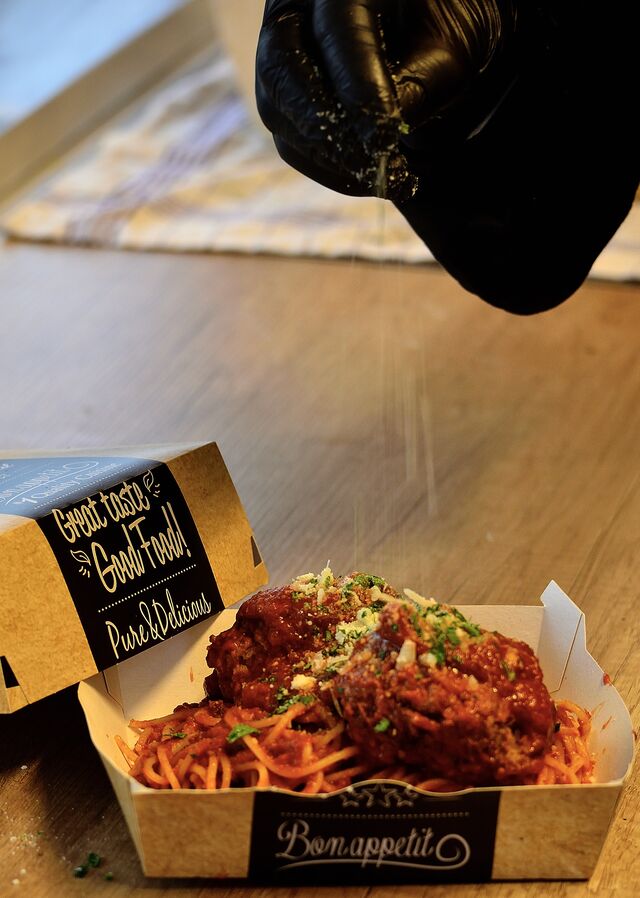 Spaghetti con le polpette 