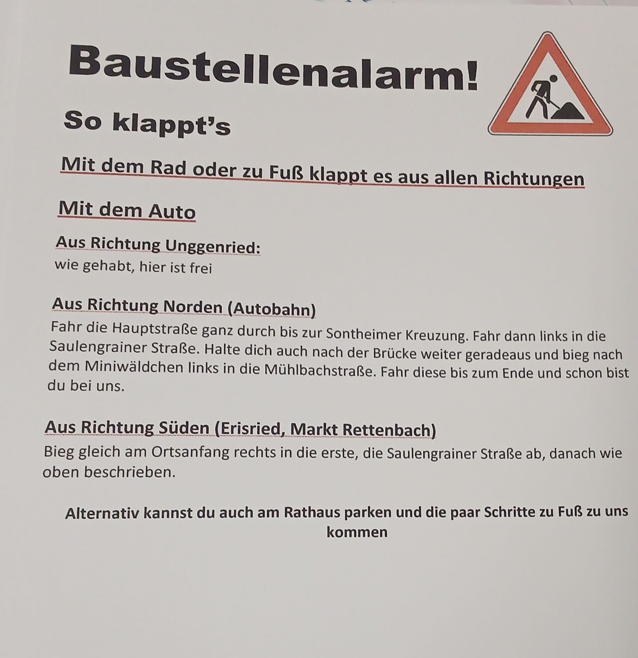 BAUSTELLENALARM