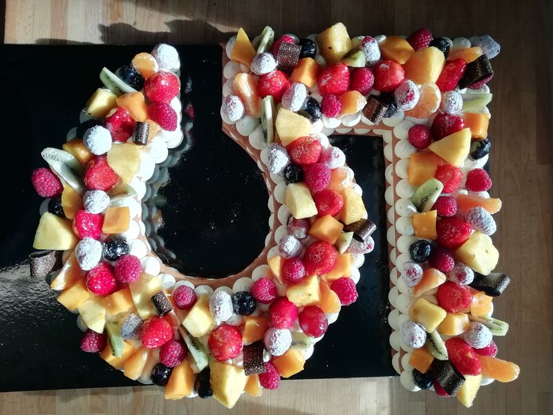 Multi fruit ganache chocolat blanc vanille fraîche 