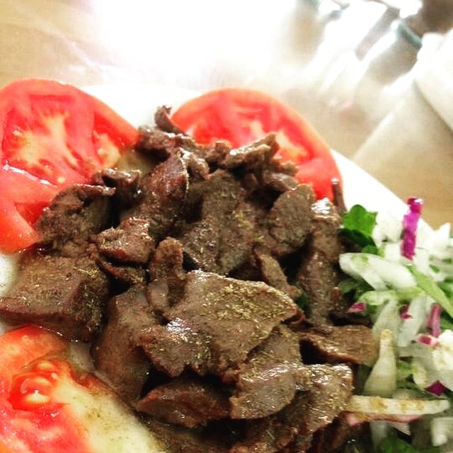 Yaprak ciğer kavurma