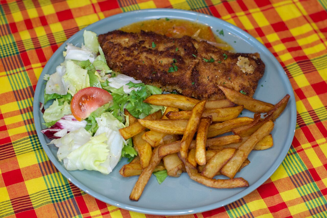 Poulet en croute d'épices