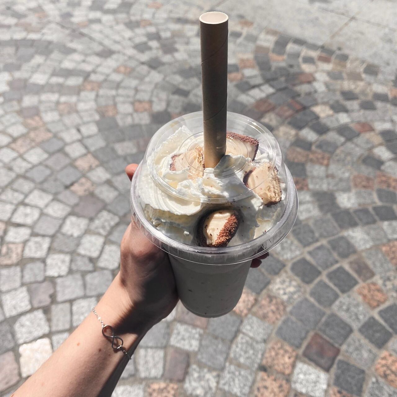 milkshake glace cookies