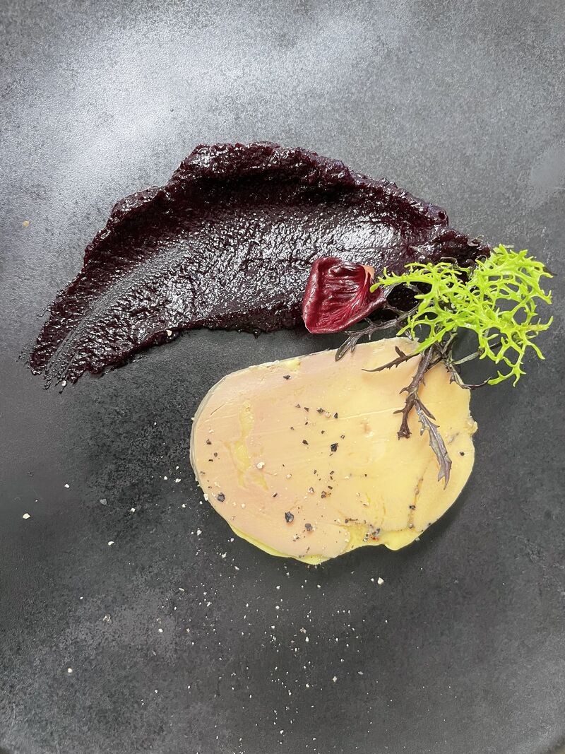 Foie gras aux 4 épices chutney du moment