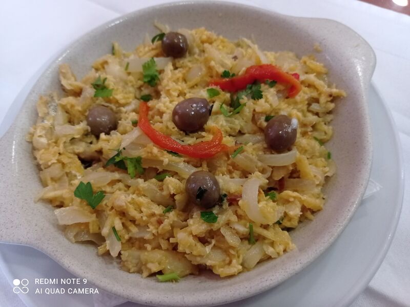 Bacalhau à Brás.