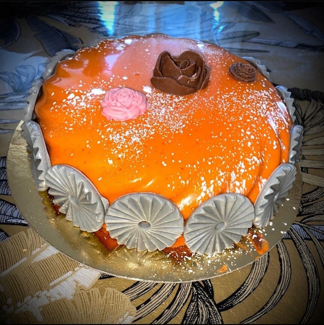 Entremet passion, chocolat 