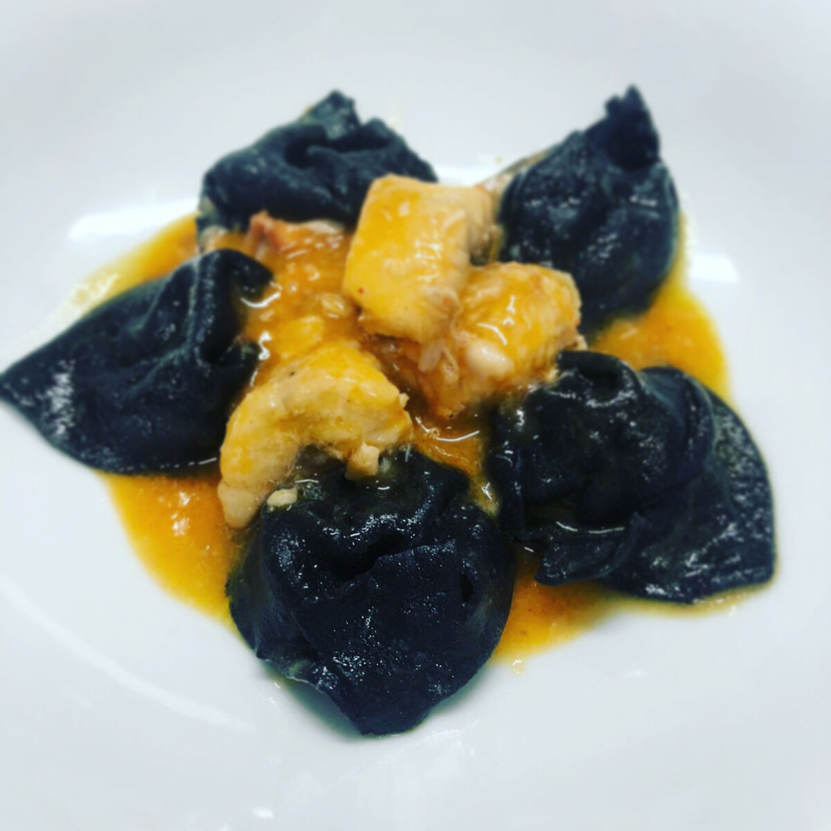Ravioli ripieni di pescato