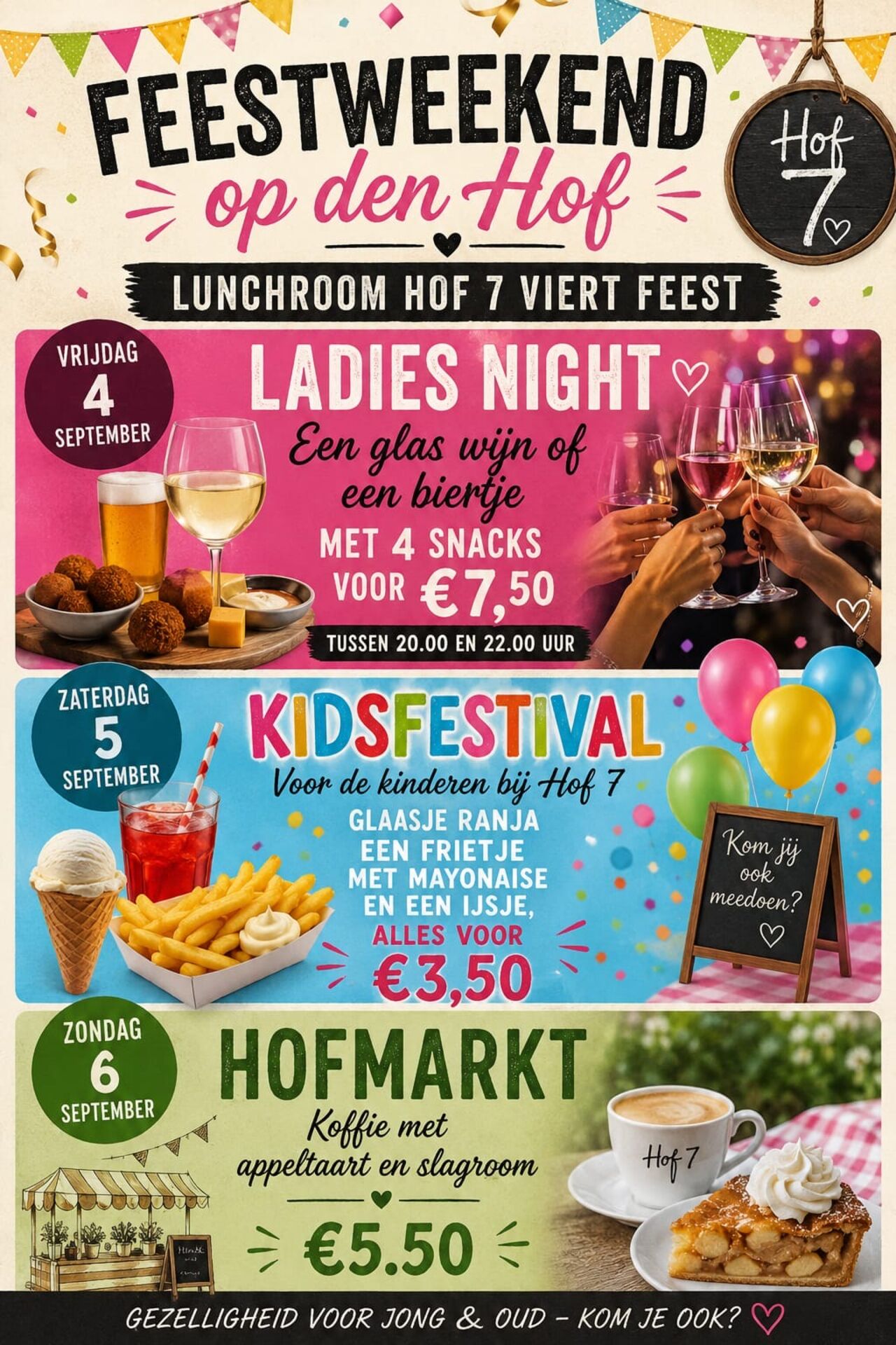 Feestweekend op Den Hof