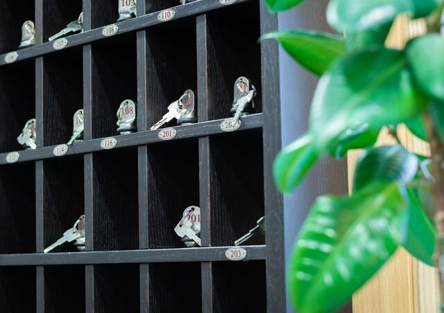 Hotel Da Rita. Dettaglio dell'interno