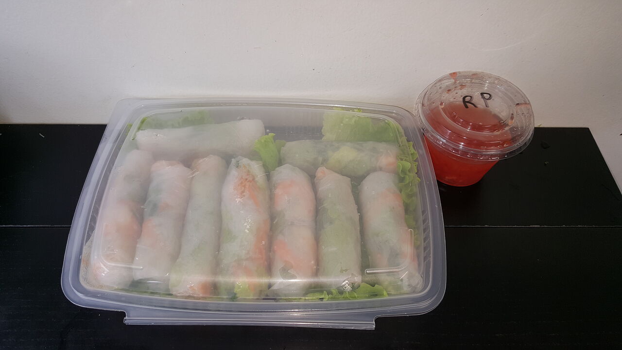 Rouleau de printemps 2.50€ TTC / la pièceSur Cde