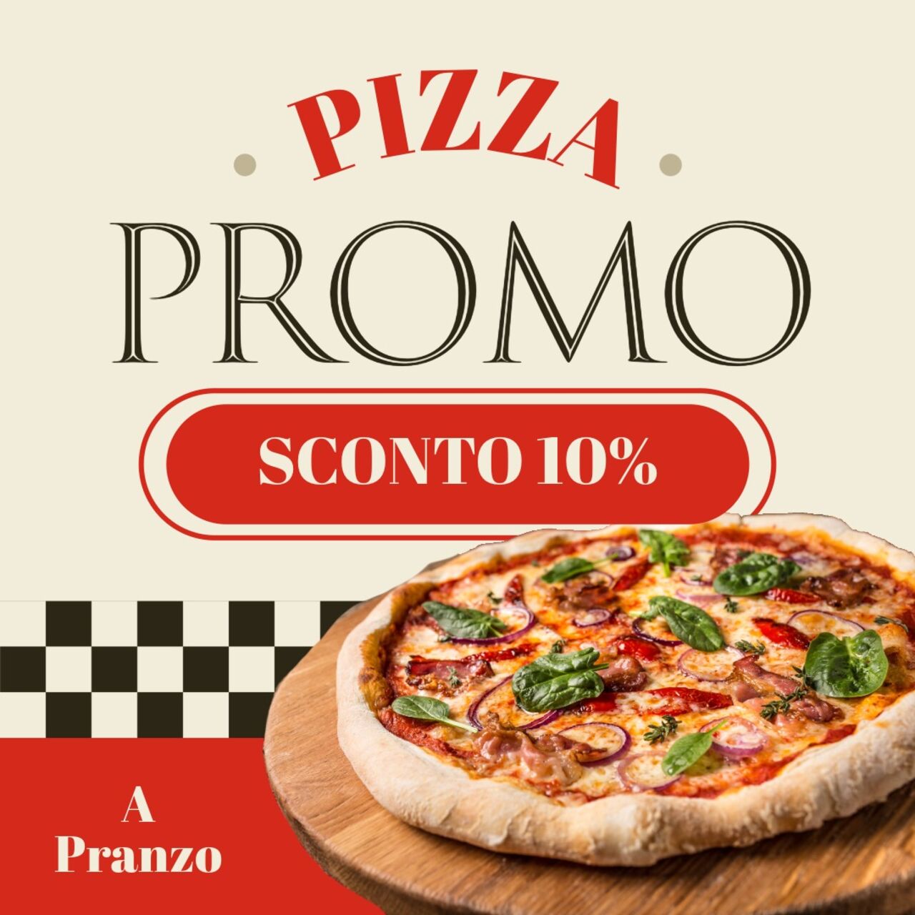 🍕 Promo Pizza a Pranzo! 🍕