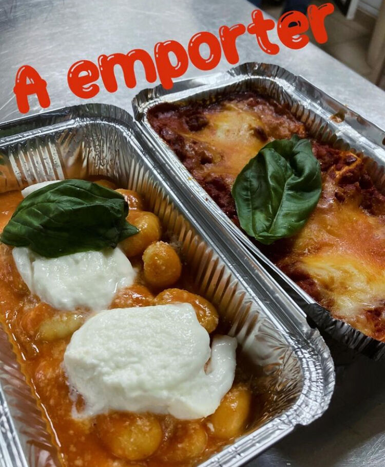 Possibilité d'emporter