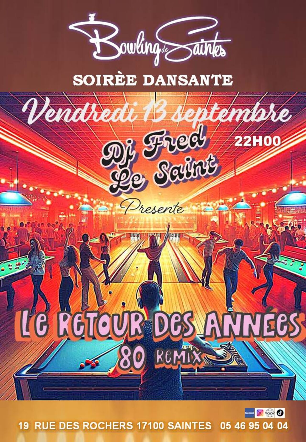 Soirée dansante 80's