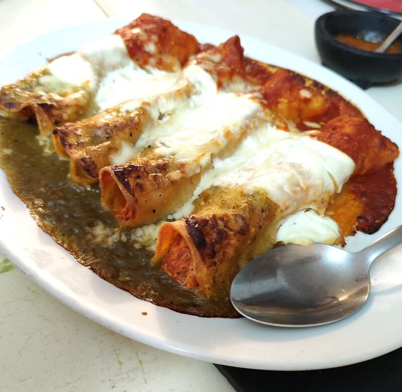 Enchiladas divorciadas