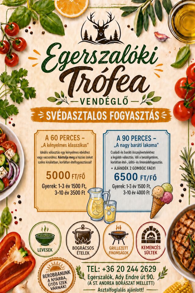 Nyári svédasztal