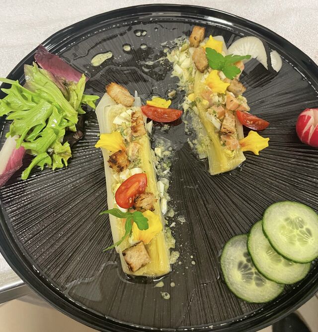 Poireaux, vinaigrette,…