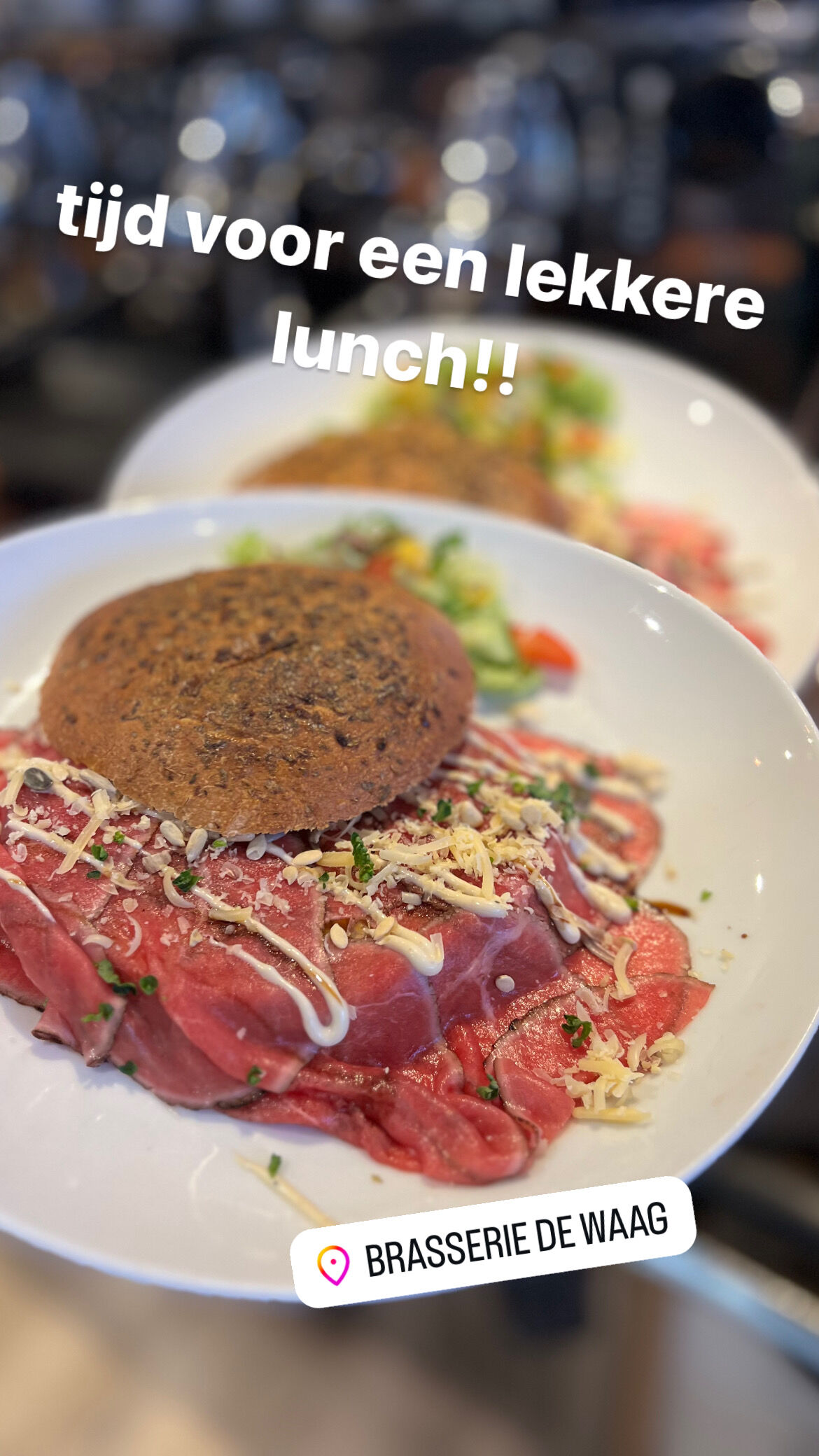 Huisgemaakte Focaccia Carpaccio