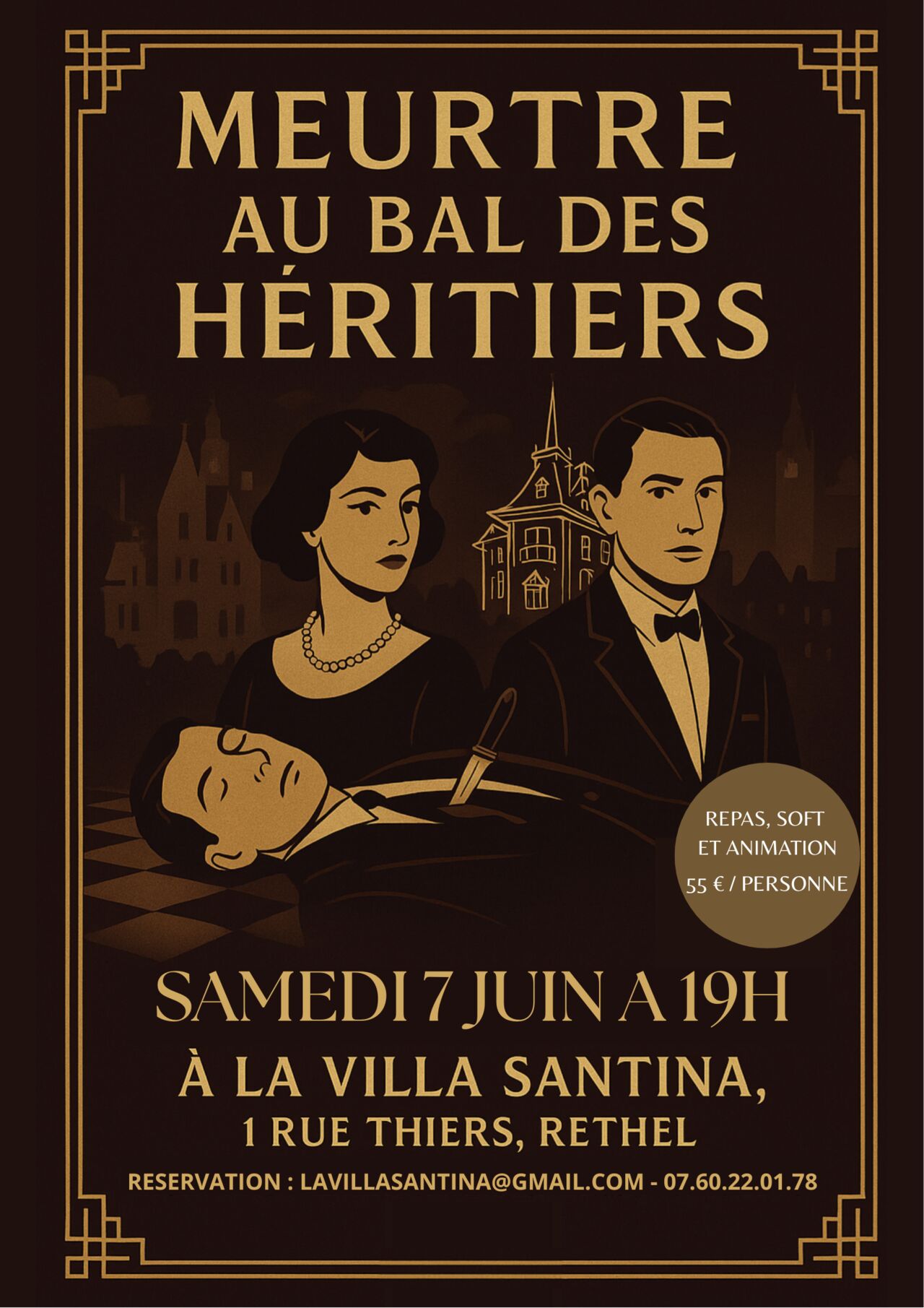 Meurtre au Bal des Héritiers — Murder Party immersive !