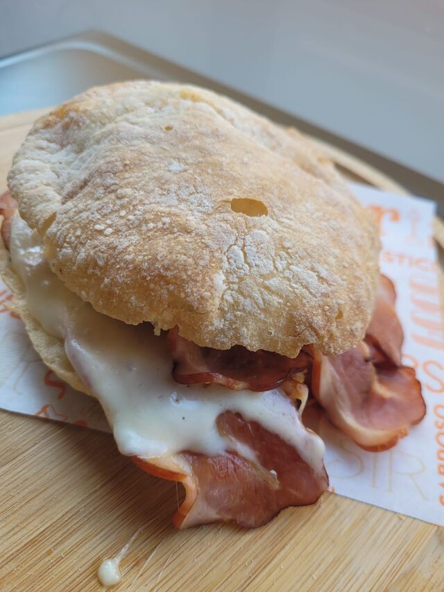 Bacon con queso