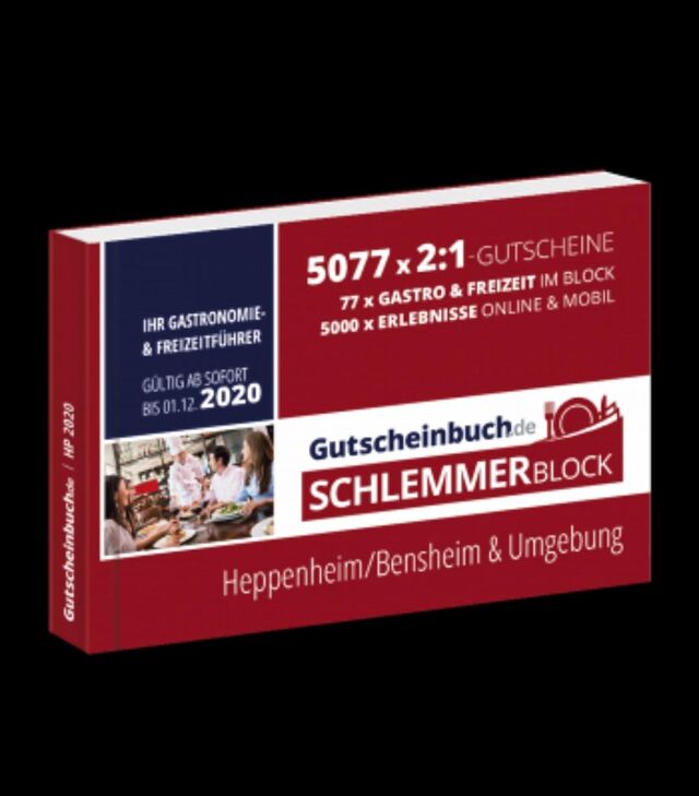 Ap sofort gilt der Schlemmer Block bei uns wir freuen uns auf Ihrem Besuch 