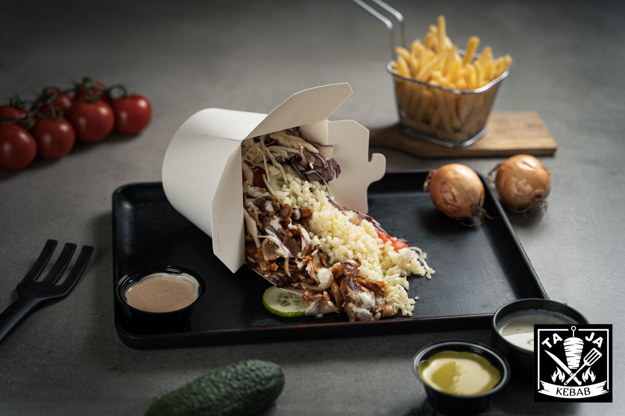 Kebab Box + Ryža